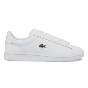Lacoste Carnaby Pro BL23 1 SMA Men's Size 10 Sneakers Lace-Up Shoes White/White